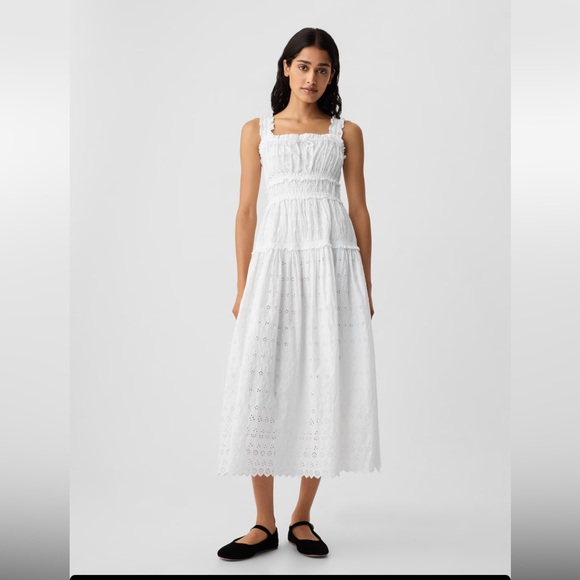 NWT gap x DOEN Eyelet Dress - Picture 4 of 6